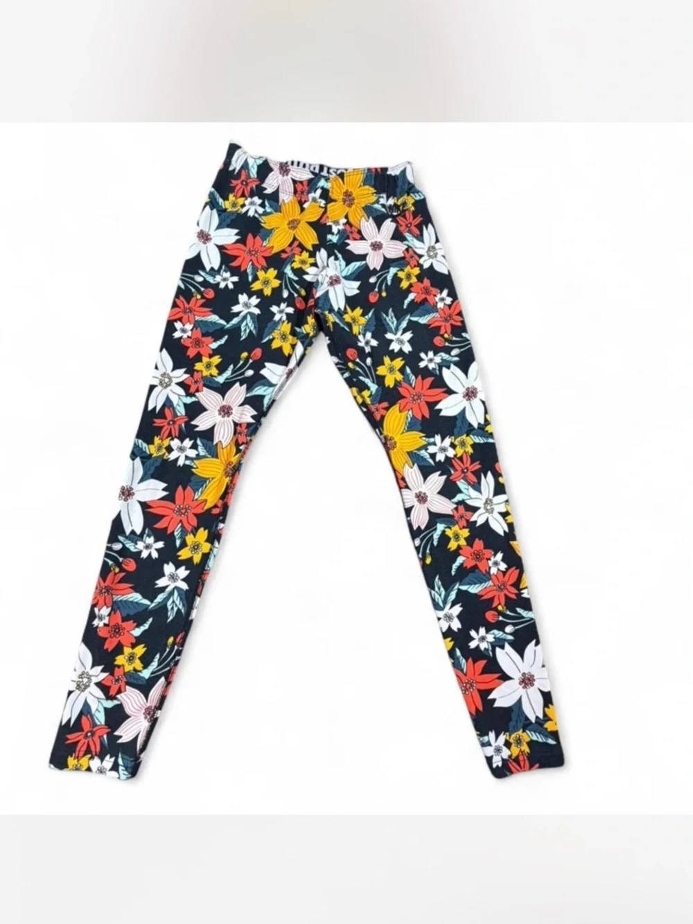 Nike Floral Leggings Women’s Small Multicolor Flower Print Athletic Yoga Gym